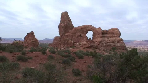 Turret Arch 6 Stock Footage 646985