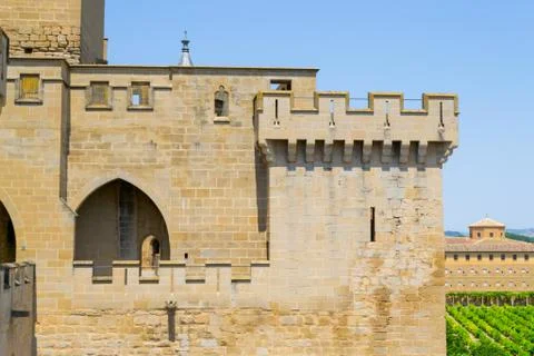 Turret in Olite Stock Photos