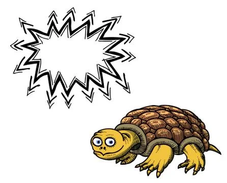 Turtle-100 Stock Illustration
