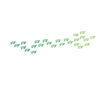 Turtle animal cartoon image vector illustration design Stock Illustration