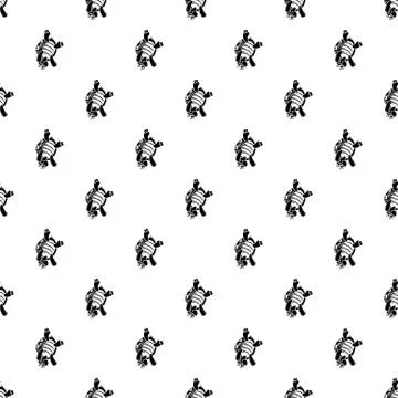 Turtle on head icon, simple style 스톡 일러스트