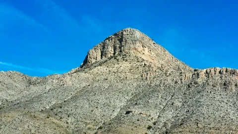 Turtle Head Peak in Red Rock Canyon Stock Footage 127008396