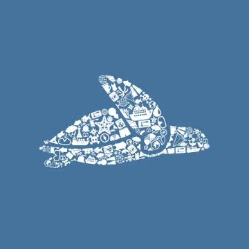 Turtle icon Stock Illustration