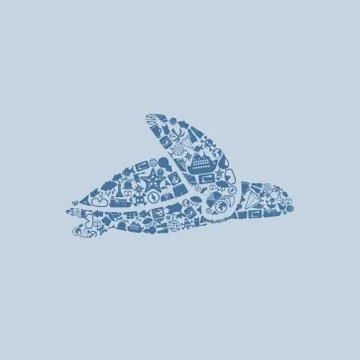 Turtle icon Stock Illustration