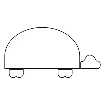 Turtle icon . Stock Illustration
