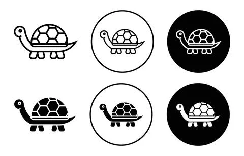 Turtle icon Stock Illustration