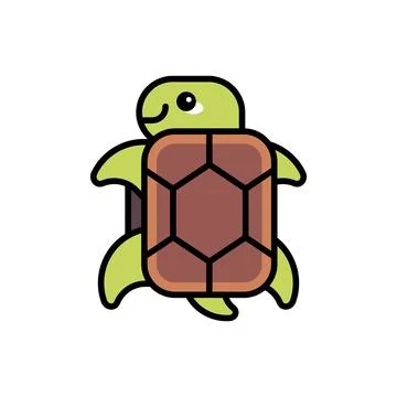 Turtle icon Stock Illustration