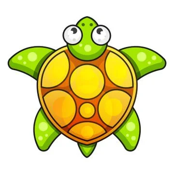 Turtle Icon. Vector Illustration On White Background Stock Illustration