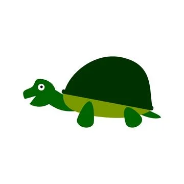 Turtle icon on white. Stock Illustration