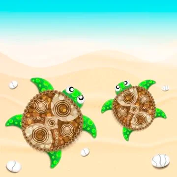Turtle  Stock Illustration