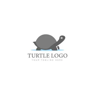 Turtle logo design icon illustration Stock Illustration