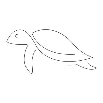 Turtle logo icon design Stock Illustration
