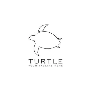 TURTLE LOGO Stock Illustration