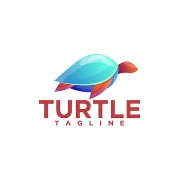Turtle logo Stock Illustration