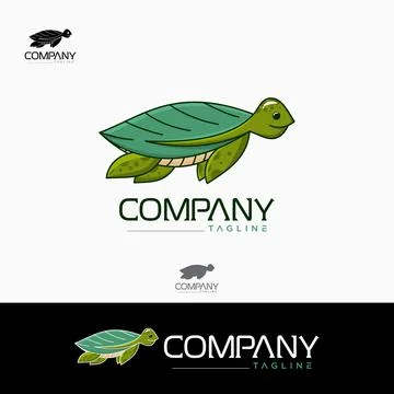 Turtle logo Stock Illustration