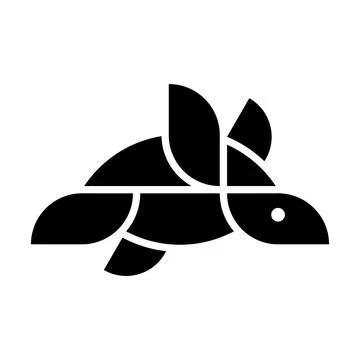 Turtle logo Stock Illustration