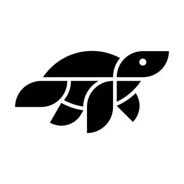 Turtle logo Stock Illustration