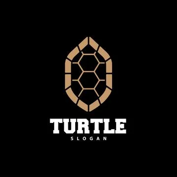 Turtle Logo, Ocean Animal Vector, Simple Minimalist Design, Symbol Illustra.. Stock Illustration
