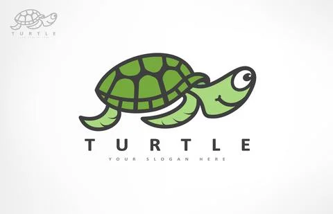 Turtle logo vector. Animal design. Stock Illustration