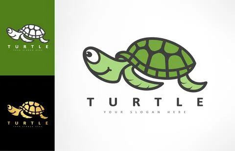Turtle logo vector. Animal design. Stock Illustration