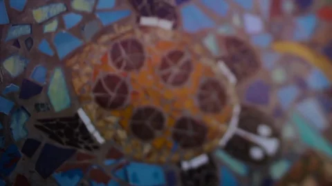 Turtle Mosaic - Lens Whacked Stock Footage 74655119