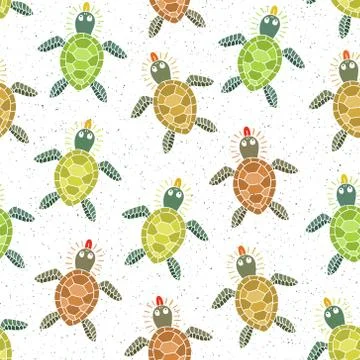 Turtle pattern Stock-Illustration
