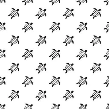 Turtle pattern Illustrazione stock