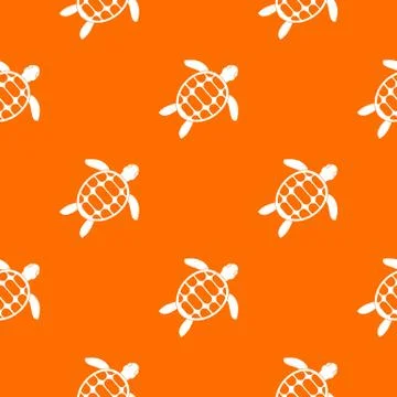 Turtle pattern seamless Stock Illustration