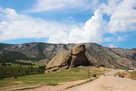 Turtle rock Stock Photos