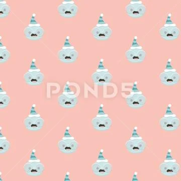 Turtle Seamless Pattern. Stock Illustration
