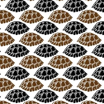 Turtle Shell Pattern Design Illustrazione stock