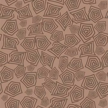 Turtle Shell Seamless Pattern Stock Illustration