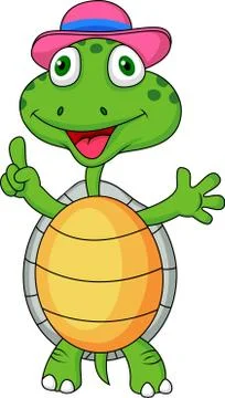 Turtle with thumb up Stock Illustration