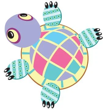Turtle toy Stock Illustration