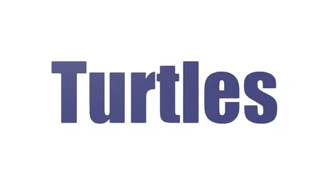 Turtles Animated Word Cloud Isolated On White Stock Footage 99622701