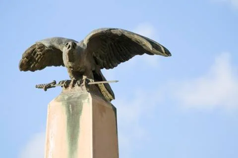 Turul bird statue Stock Photos