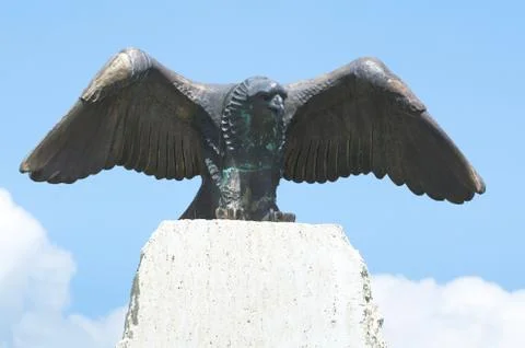 Turul Bird Statue Stock Photos