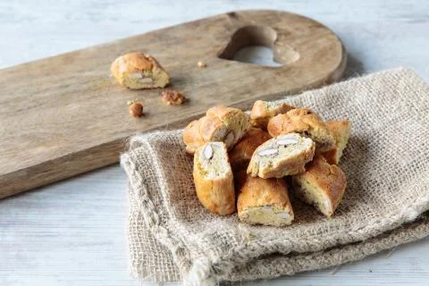 Tuscan cantucci Stock Photos