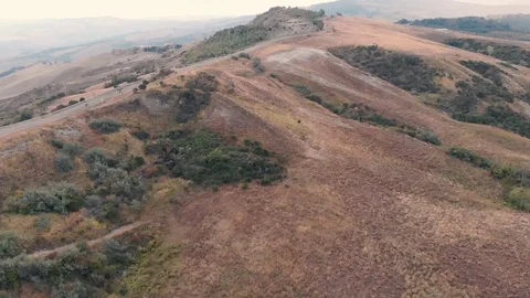 Tuscan hills in the fall. Stock Footage 114803289