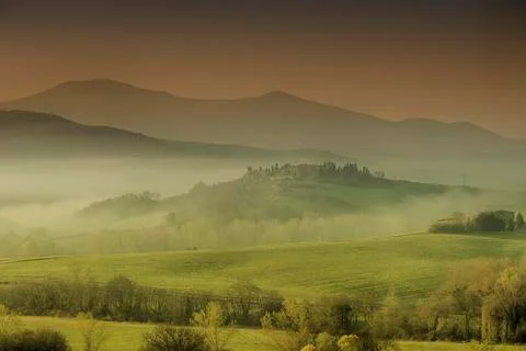 Tuscan Hills Foto stock