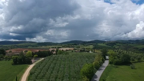 Tuscan landscape Stock Footage 114770325