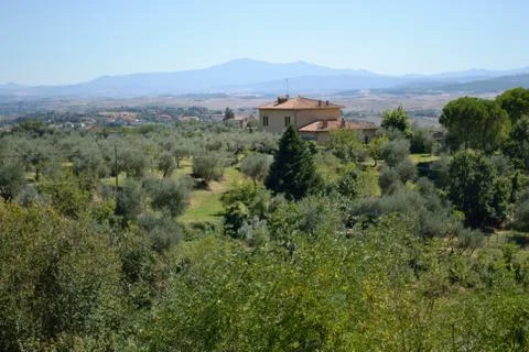 Tuscan landscape Stock Photos