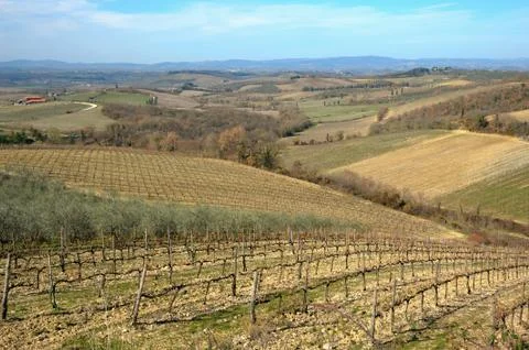 Tuscan landscape Stock Photos