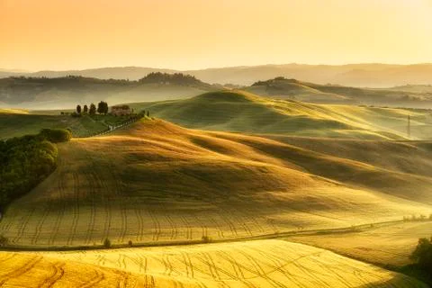 Tuscan landscape Stock Photos