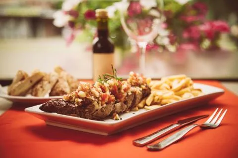 TUSCAN STEAK Fotos de archivo