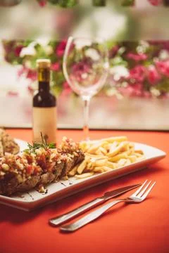 TUSCAN STEAK 스톡 사진