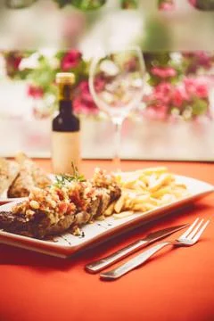 TUSCAN STEAK Stock Photos