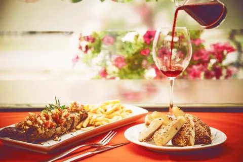 TUSCAN STEAK Stock Photos