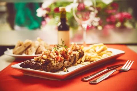 TUSCAN STEAK Fotos de archivo