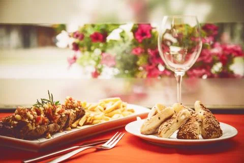 TUSCAN STEAK 스톡 사진